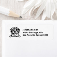 PORTUGUESE WATER DOG | Image on Return Address