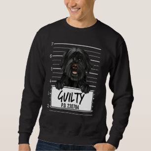 Portuguese Water Dog Mugshot Guilty Dog Sweatshirt