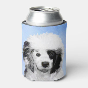 Portuguese Water Dog Painting - Original Dog Art Can Cooler