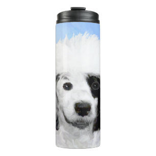 Portuguese Water Dog Painting - Original Dog Art Thermal Tumbler