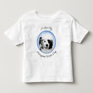 Portuguese Water Dog Painting - Original Dog Art Toddler T-shirt