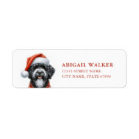 Portuguese Water Dog Return Address Labels