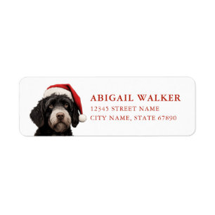 Portuguese Water Dog Return Address Labels