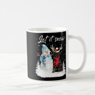 Portuguese Water Dog Santa Dog Christmas Snowman X Coffee Mug