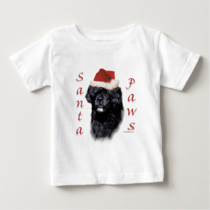 Portuguese Water Dog Santa Paws Baby T-Shirt