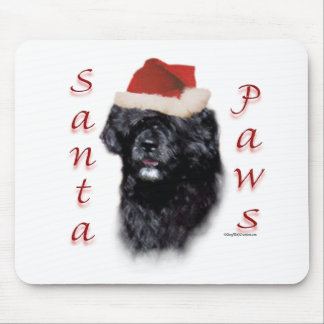 Portuguese Water Dog Santa Paws Mouse Pad