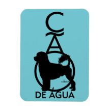 Portuguese Water Dog Standing Cao de Agua