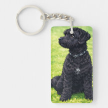 Portuguese Water Dogs Anime Keychain