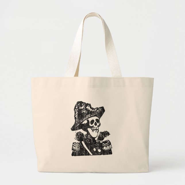 Posada General Skeleton (Calavera) Large Tote Bag (Front)
