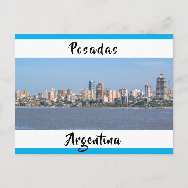 Posadas, Misiones, Argentina Postcard (Front)