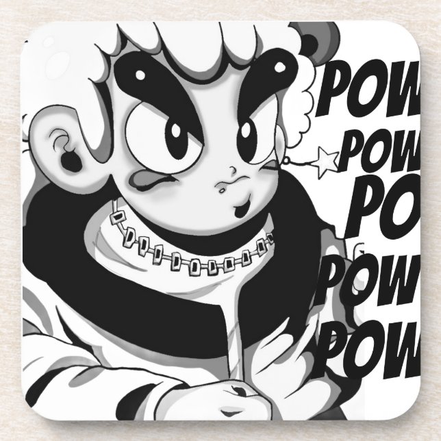 Posavasos de plástico duro coaster (Front)