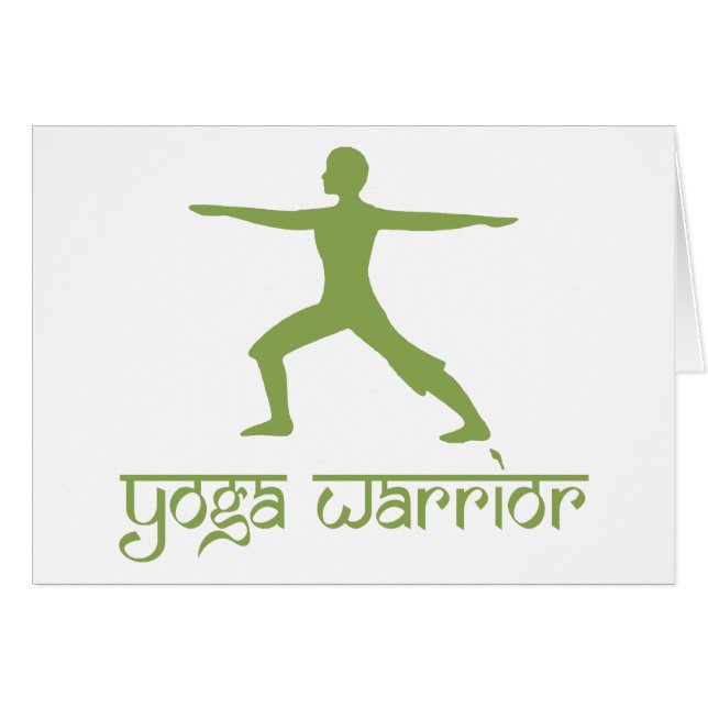 Pose de guerrier de yoga (Devant horizontal)