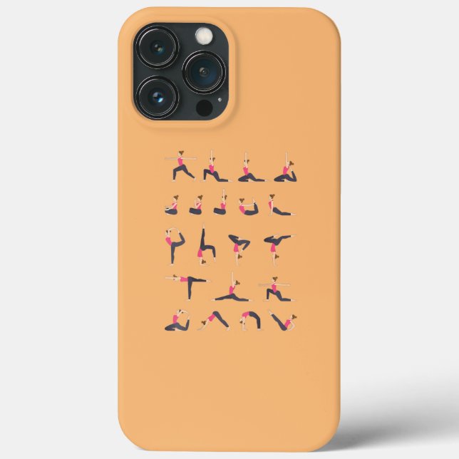 Pose Set Best Yoga Backprint  Case-Mate iPhone Case (Back)