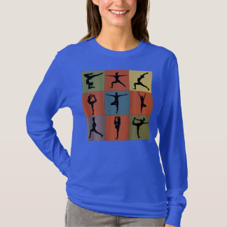 Pose Set Best Yoga Backprint  T-Shirt