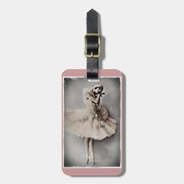 Posed en Pointe Luggage Tag (Front Vertical)