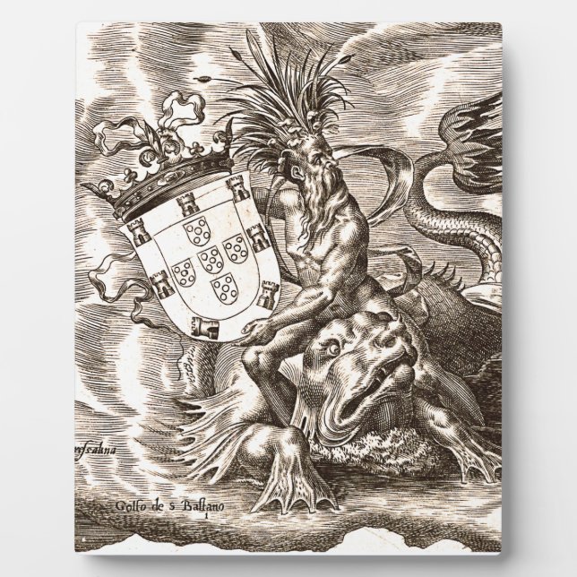 Poseidon and Shield Plaque (Front)