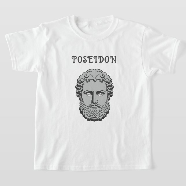 Poseidon, God of the Sea, T-Shirt (Laydown)