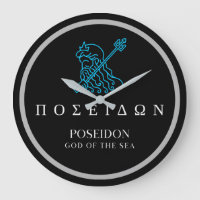 Poseidon Greek God of the Sea Trident Design