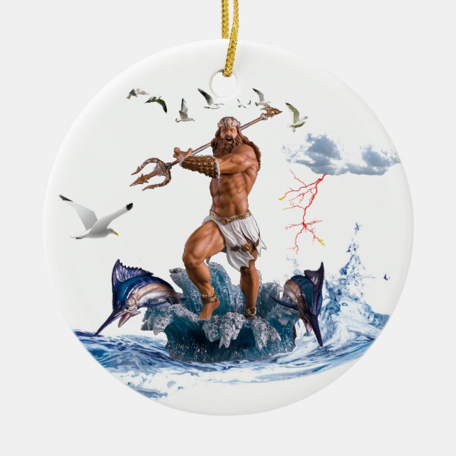Poseidon  Ornament (Front)