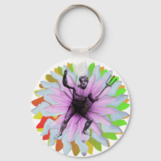 Poseidon the god of the sea keychain