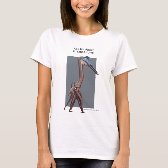 Posez-moi des questions sur le T-shirt Pterosaurs- (Devant)