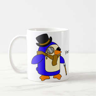 Posh Brown penguins Coffee Mug