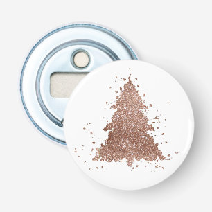 Posh Christmas Tree   Glam Rose Gold Luxurious Bottle Opener