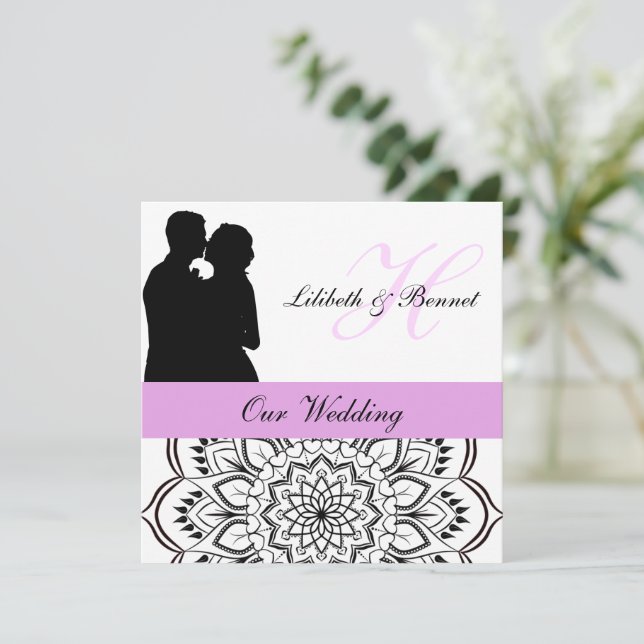 Posh Couple Faire-part de mariage (Debout devant)
