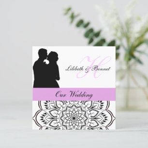 Posh Couple Wedding Invitation