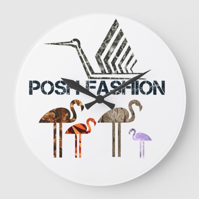 posh fashion large clock (Front)