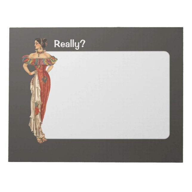 Posh ladies Really? Notepad (Front)