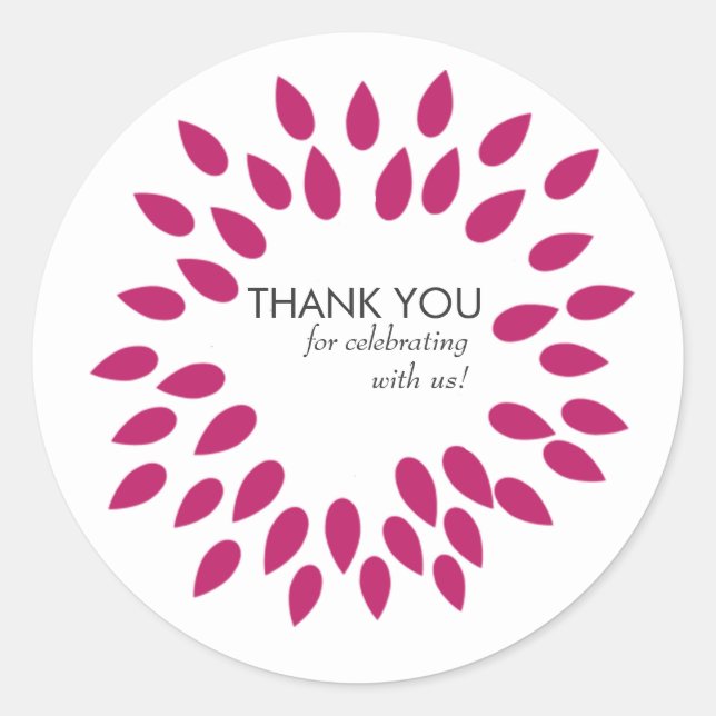 Posh Petals | Vivacious | Customizable Sticker (Front)