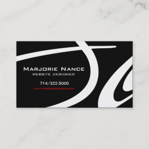 Posh Popp - Website Designer Business Card