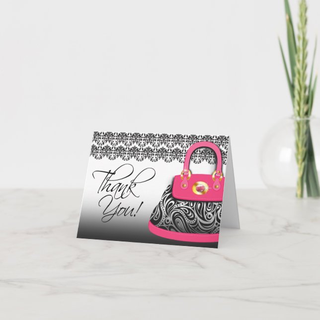 Posh Purge Merci Carte de note (Devant)