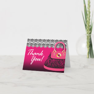 Posh Purse Thank You Note Card