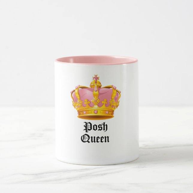 Posh Queen Coffee Mug, Poshmark, Posh, Coffee, Mug (Center)
