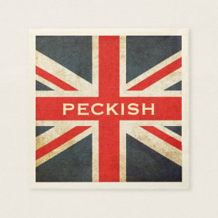 Posh Union Jack Peckish Party Napkins