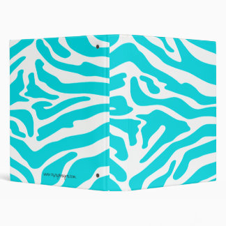 Posh Zebra Print Custom Binder