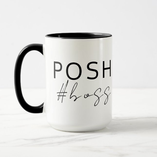 Poshmark Posh Boss Reseller Coffee Mug  (Left)