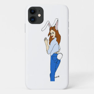 posing bunnygirl iPhone 11 case