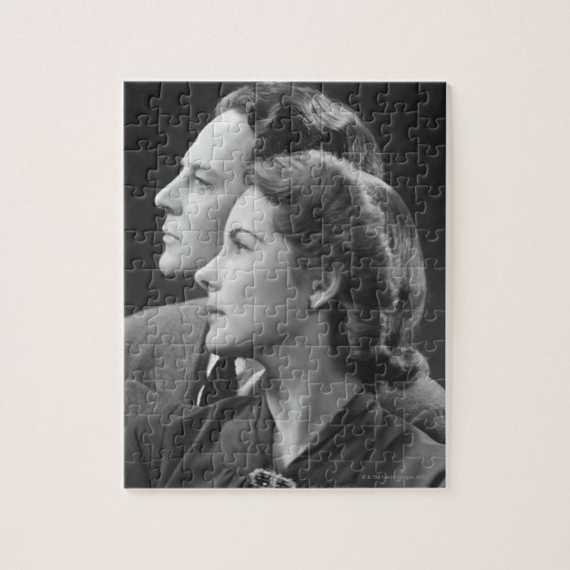 Posing Couple Jigsaw Puzzle (Vertical)