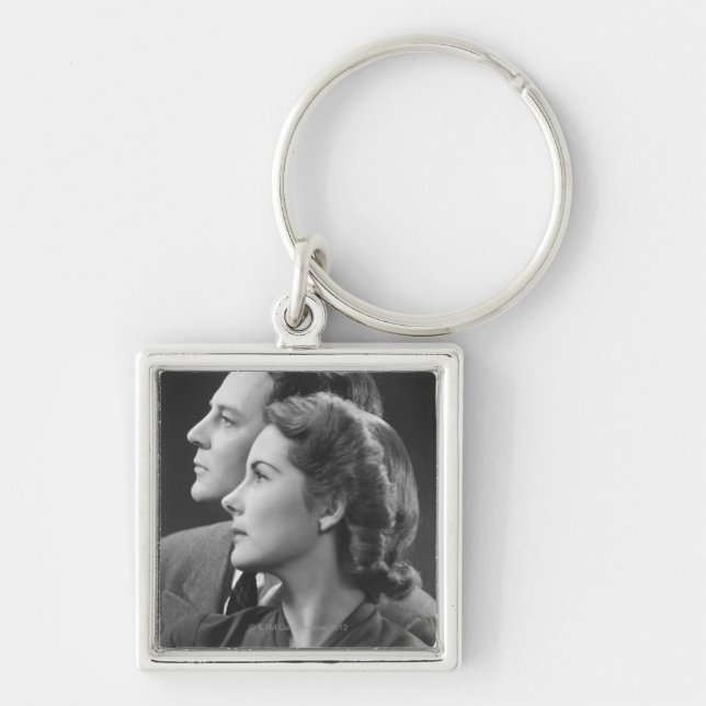 Posing Couple Keychain (Front)