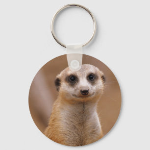 Posing Meerkat Keychain