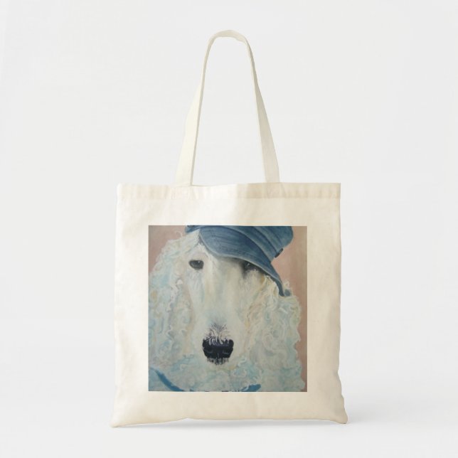 Posing Poodle tote bag (Front)