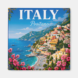 Positano Amalfi Coast Italy Travel Magnet
