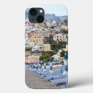 Positano Beach Umbrellas Dream #1 #travel #wall  iPhone 13 Case