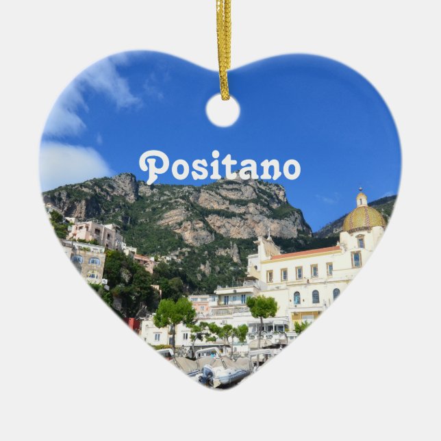 Positano Ceramic Ornament (Front)