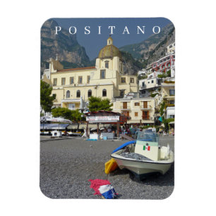 Positano church view fridge magnet
