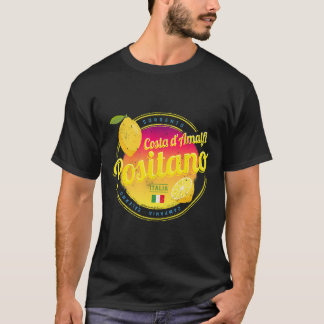 Positano Costa dAmalfi Lemon Italy Vintage Amalfi T-Shirt
