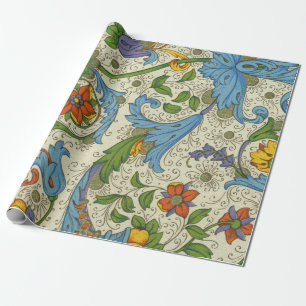 Positano Floral Grande Wrapping Paper